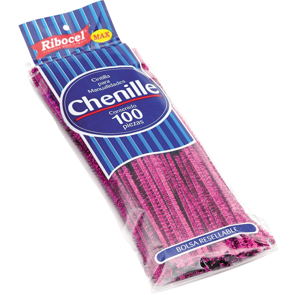 CINTILLA PARA DECORACIÓN METÁLICA (CHENILLE)