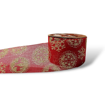 LISTON YUTE NAVIDEÑO 10MTS GM640-3B-6