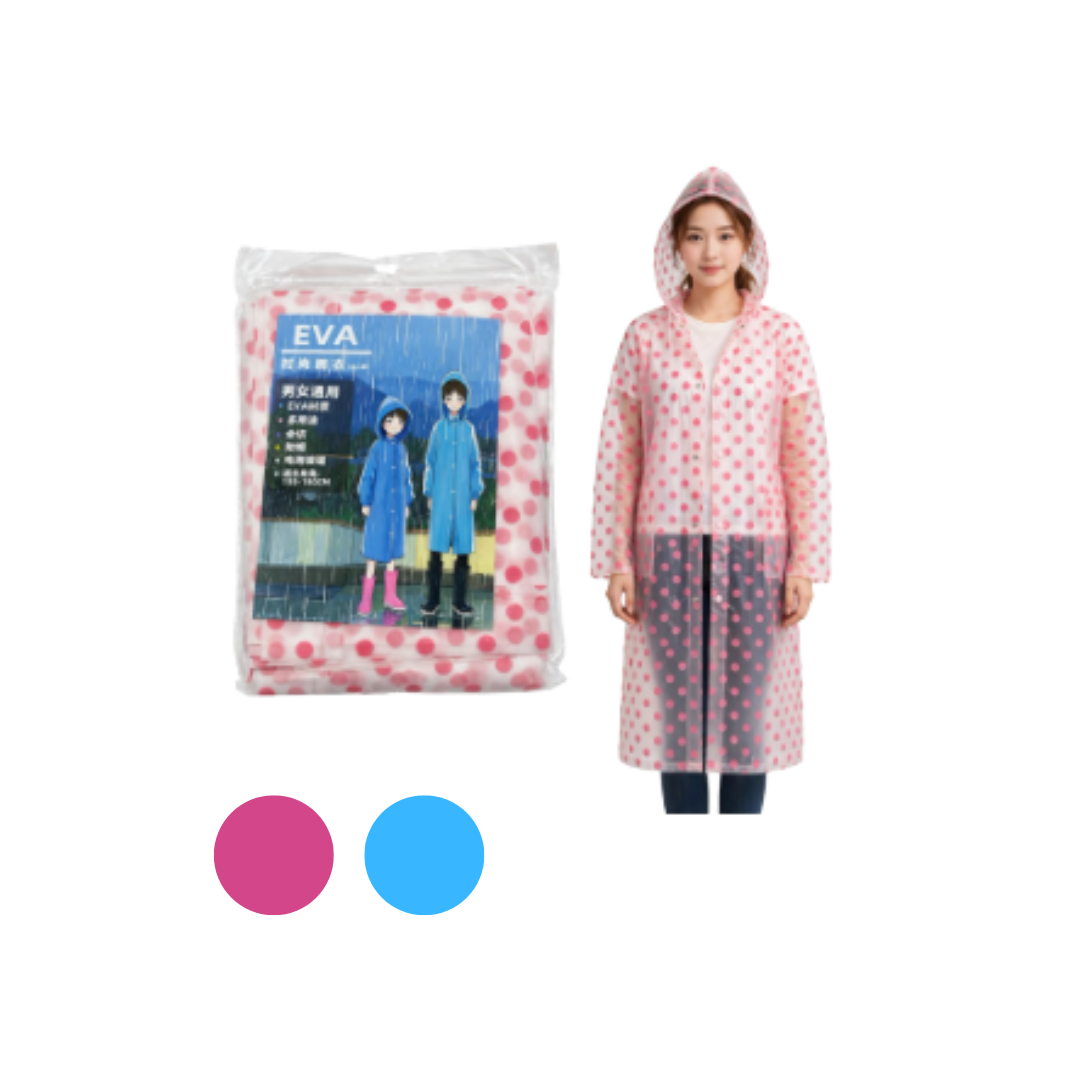 PONCHO IMPERMEABLE 150X180CM E2349