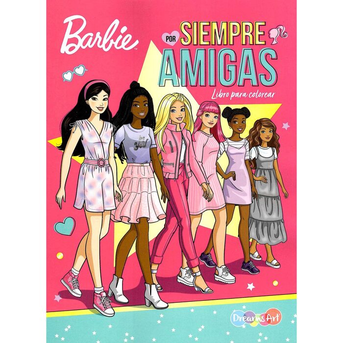 LIBRO COLOREAR 20X27CM BARBIE ES DIVERSION 32 PAG CFUN3332