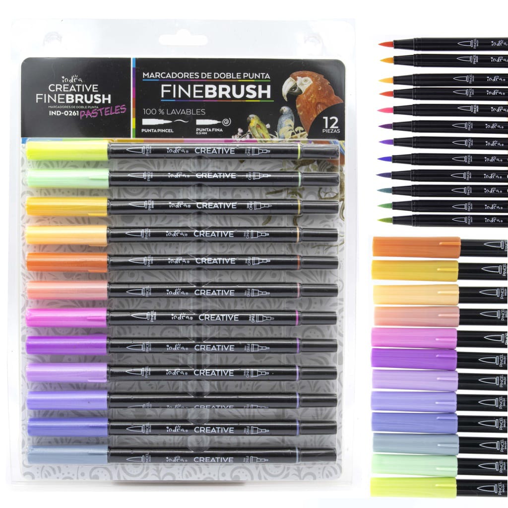MARCADORES DOBLE PUNTA FINEBRUSH