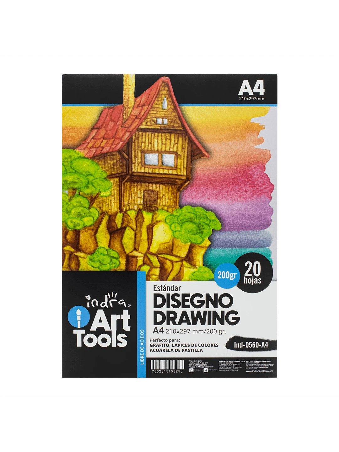 BLOCKS ART TOOLS A5 148X210MM INDRA