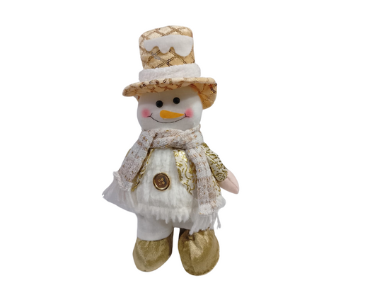 MUÑECO DE NIEVE CON LUZ