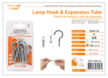 GANCHO P/LAMPARA Y TUBO EXPANSION GM1315-2G-52