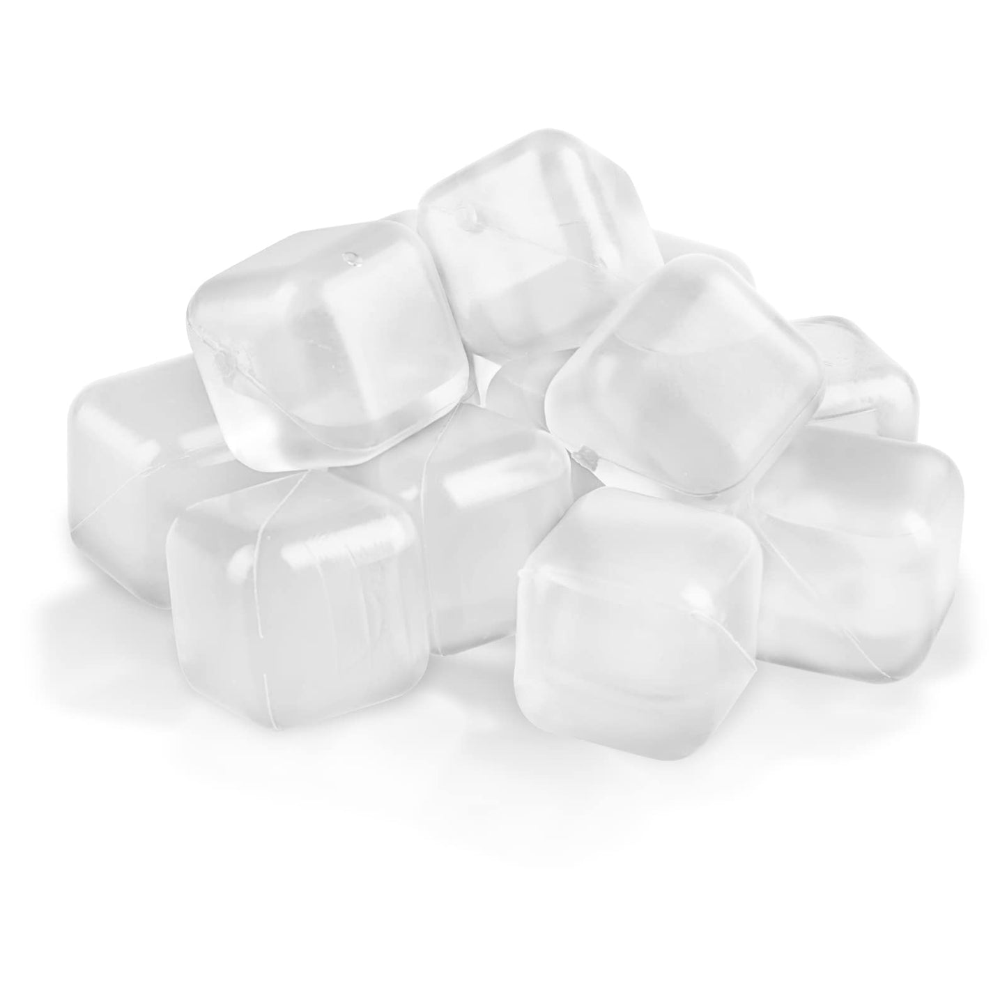 CUBOS DE HIELO REUTILIZABLES TRANSPARENTES 10 PZAS GM700-5F-14
