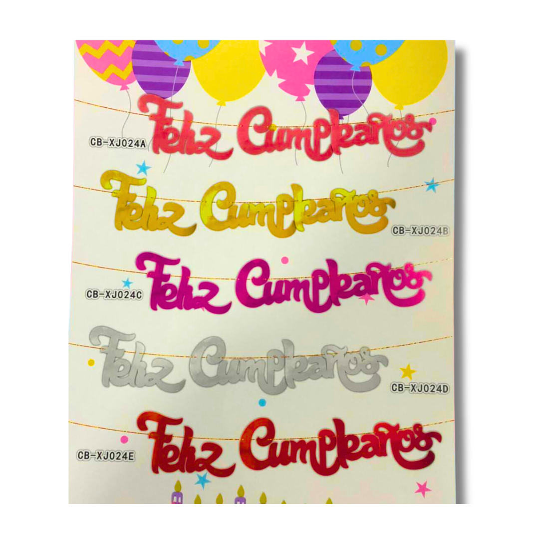 GUIA FELIZ CUMPLEAÑOS GM282-10C-7/8