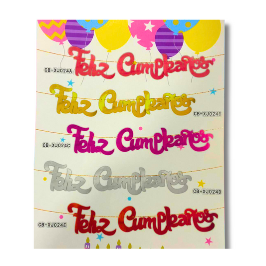 GUIA FELIZ CUMPLEAÑOS GM282-10C-7/8