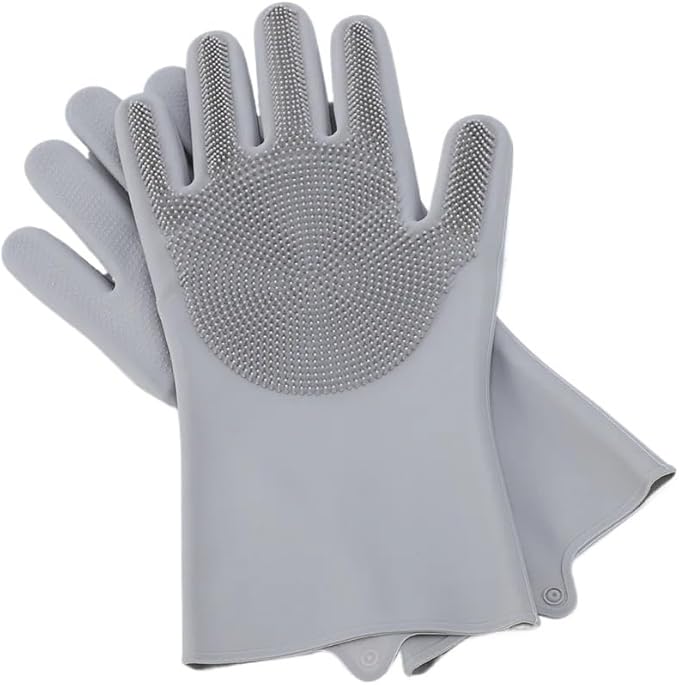 GUANTES DE SILICONA P/LAVAR GM700-5F-30