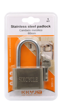 CANDADO C/LLAVE 60MM GM1315-2G-49