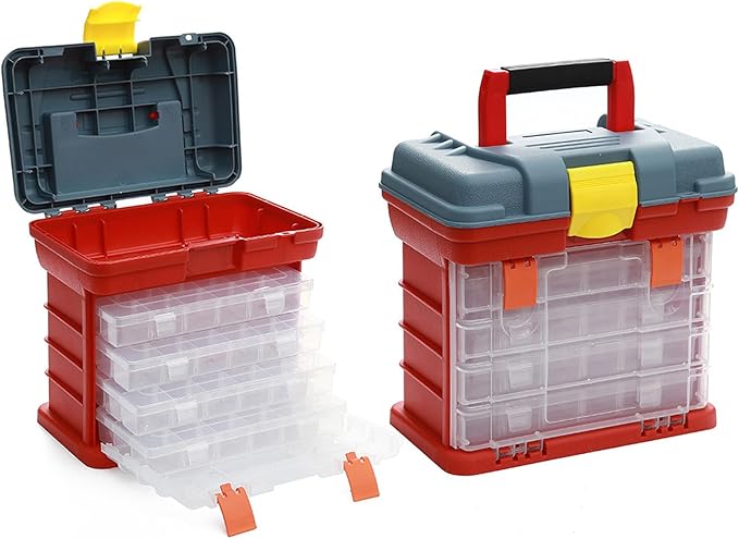 CAJA DE HERRAMIENTA C/CAJONES EXTRAIBLES GM322-12G-31