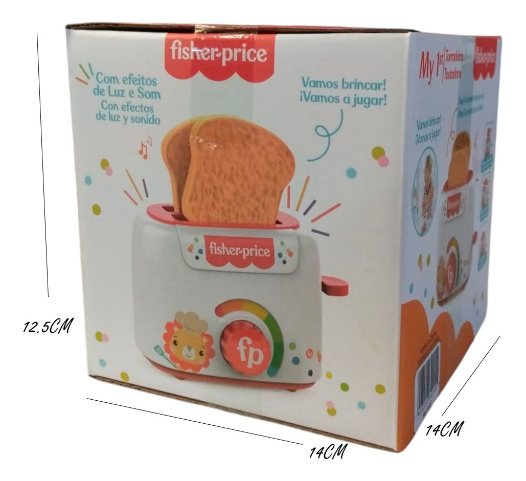 TOSTADOR CON LUZ Y SONIDO FISHER PRICE 4015
