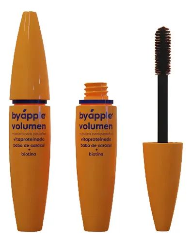 MASCARA BY APPLE MAXIMO VOLUMEN BABA DE CARACOL+BIOTINA