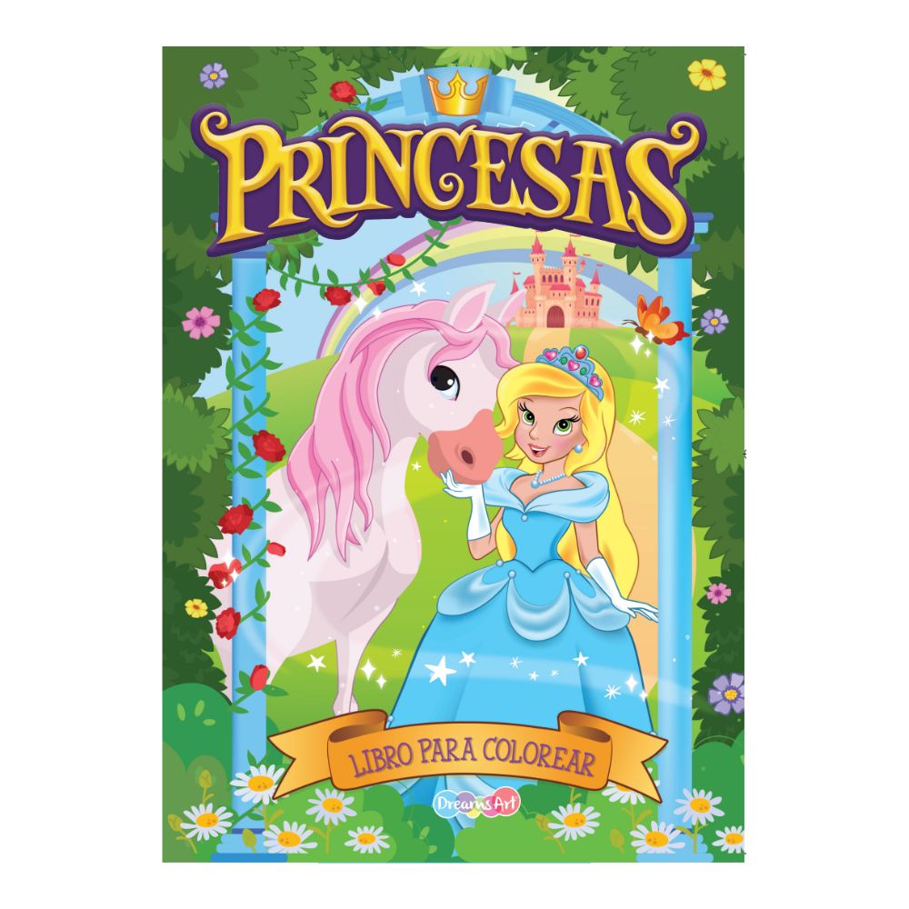 LIBRO PARA COLOREAR PRINCESAS 32 PAG CVST3311