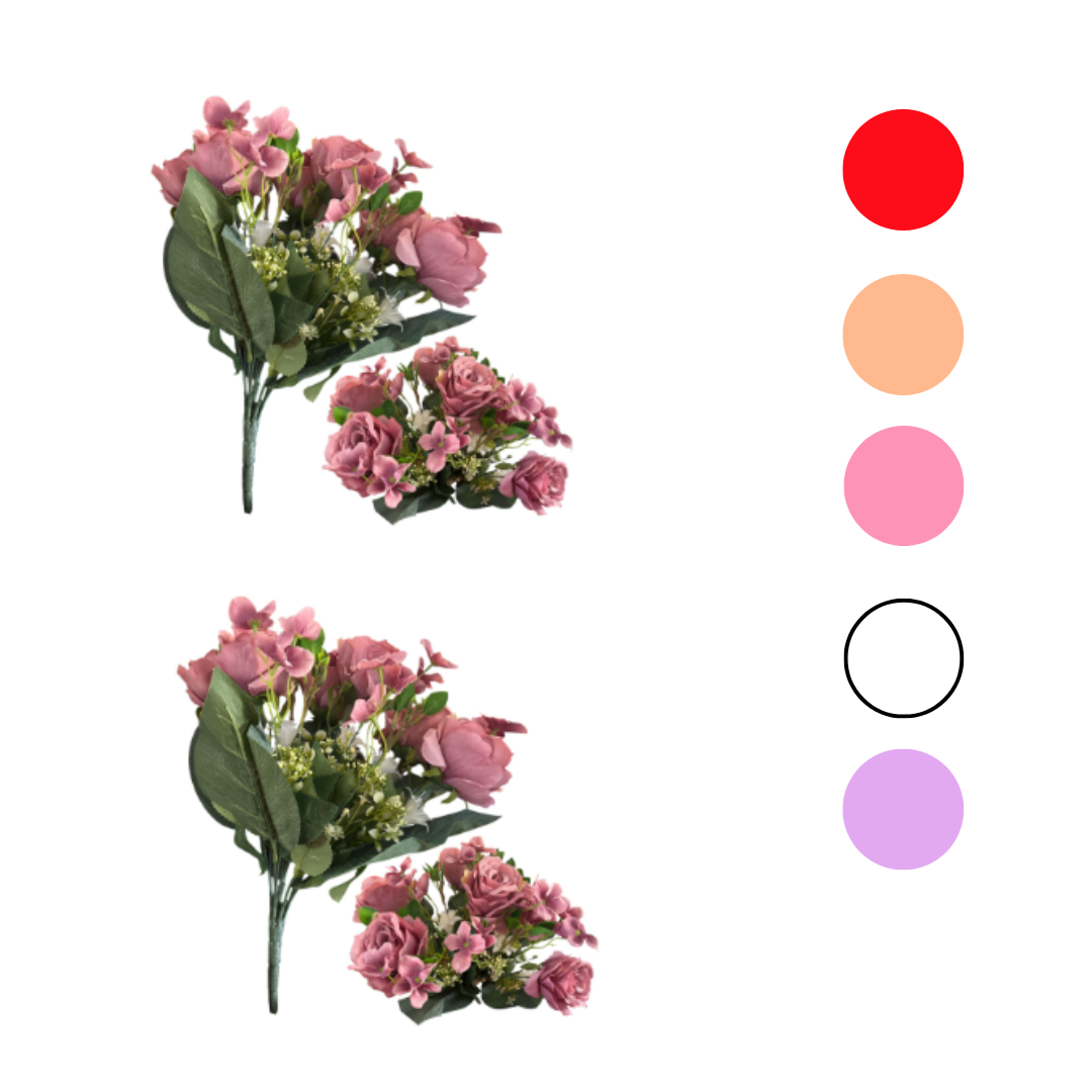 RAMO DE FLORES CON FOLLAJE GZ-10377