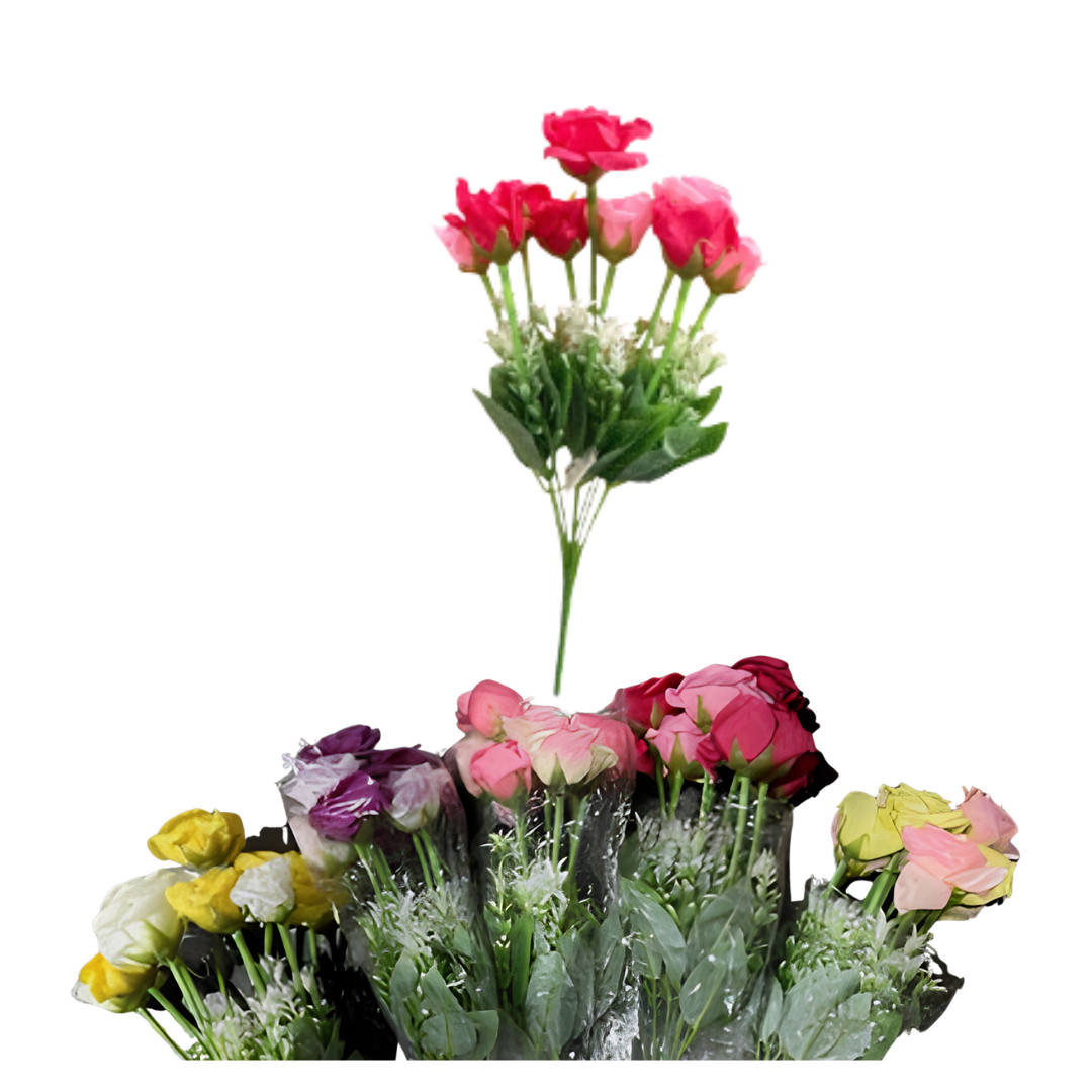 RAMO DE 10 ROSAS CON FOLLAJE GZ-10489