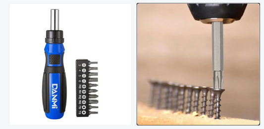 DESARMADOR + 10 PUNTAS GM574-1G-20