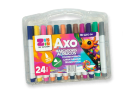 SET MARCADORES AXO 24 PZAS ZIN-0200-24