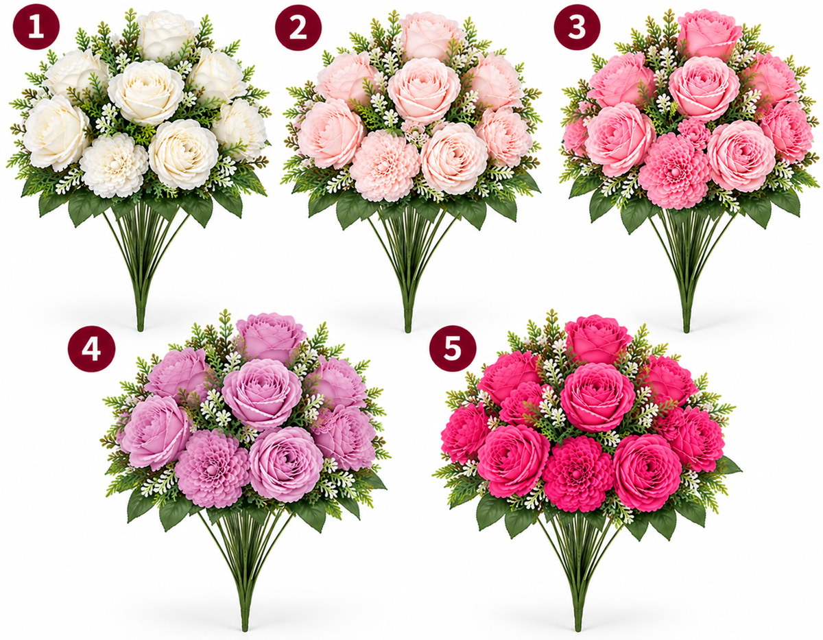 RAMO DE 5 FLORES GM637-7B-31