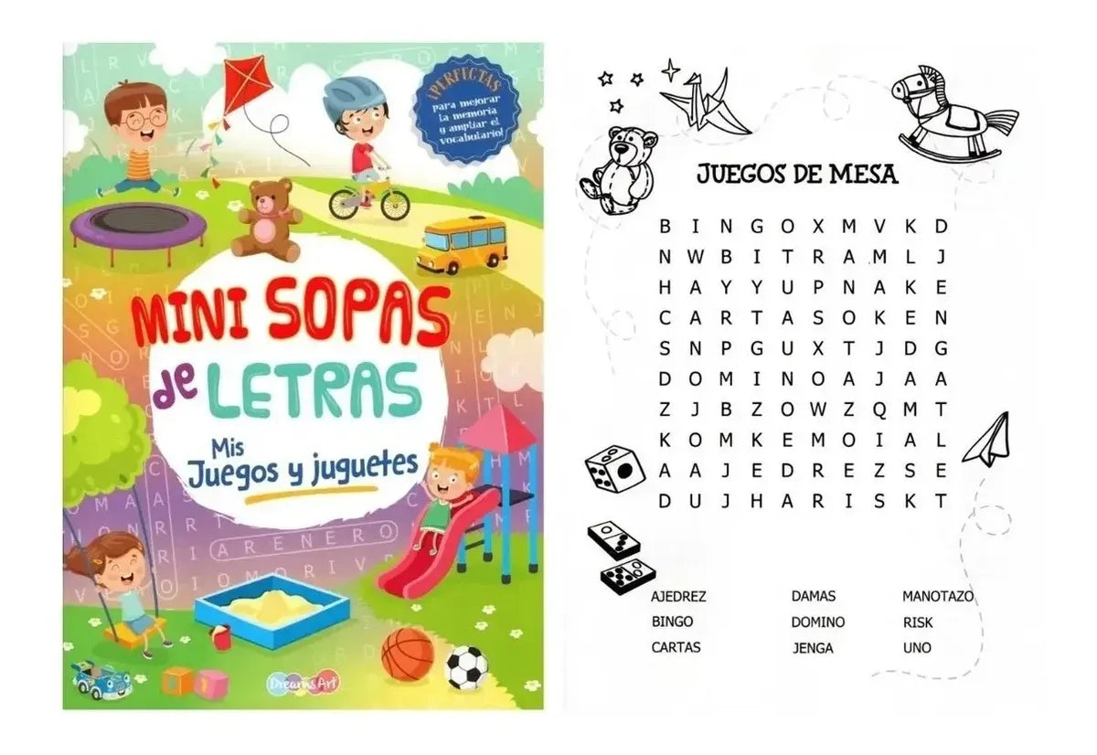 LIBRO MINI SOPA DE LETRAS 32 PAG PDAR5302