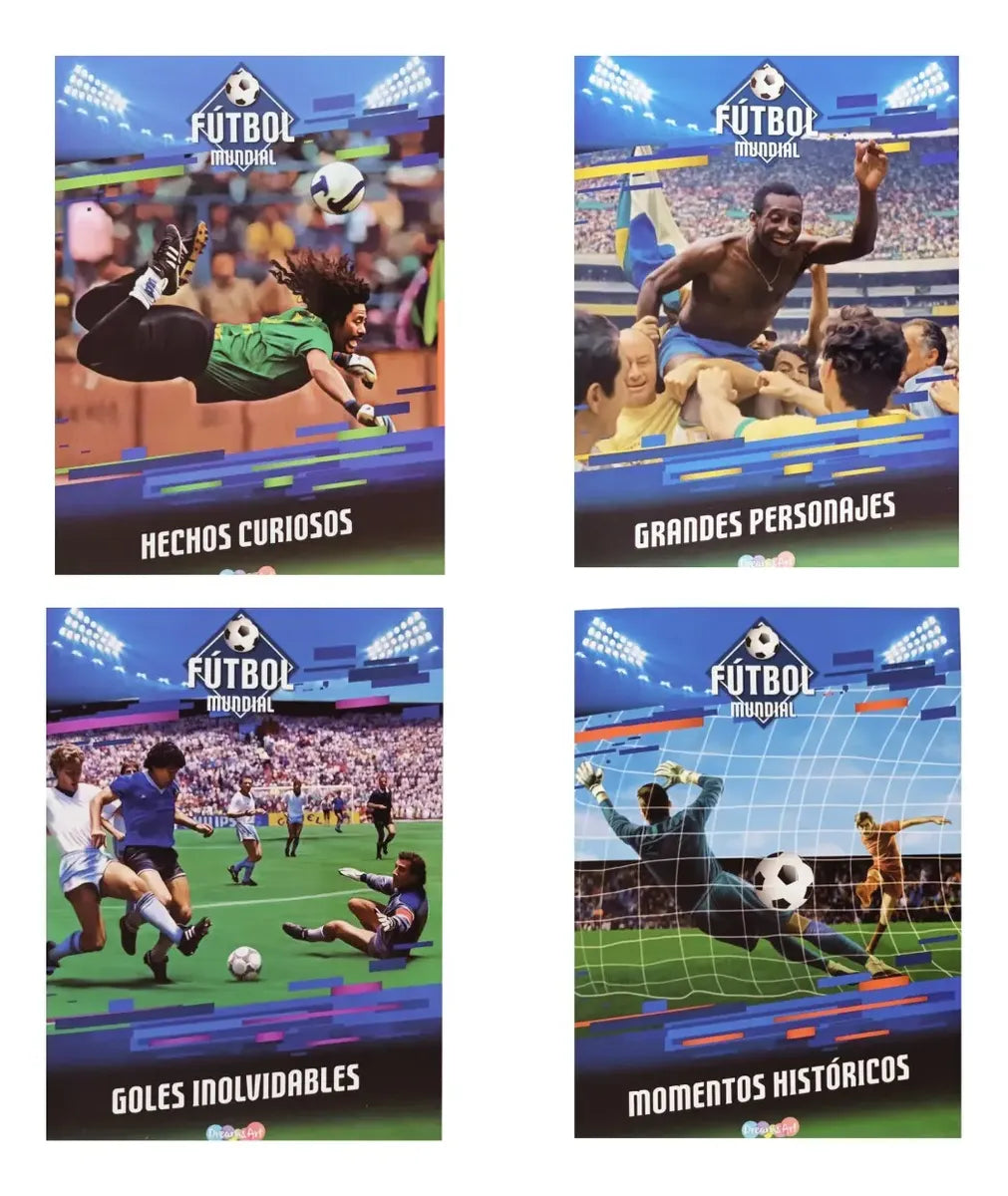 LIBRO ENCICLOPEDIA FUTBOL MUNDIAL 16 PAG 21X28CM BI-DA