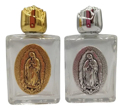 Recuerdo Boda Botella De Cristal Agua Bendita La Virgen