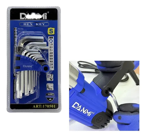 JUEGO DE LLAVES ALLEN HEXAGONAL GM574-1G-110