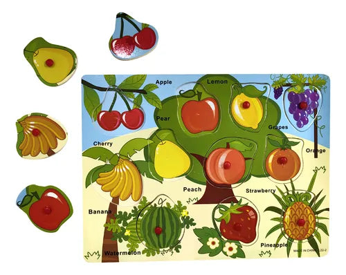 TABLERO DE ENCAJE FRUTAS-NUMEROS GM1326-1E-14