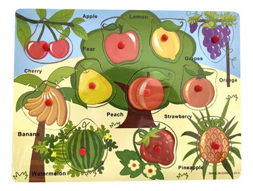TABLERO DE ENCAJE FRUTAS-NUMEROS GM1326-1E-14