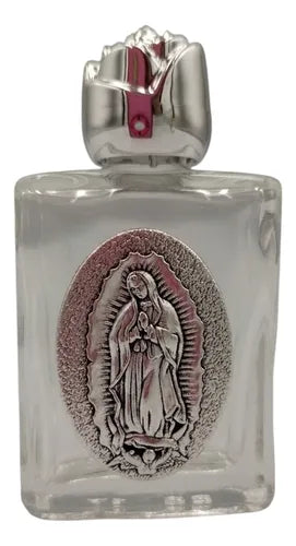 Recuerdo Boda Botella De Cristal Agua Bendita La Virgen