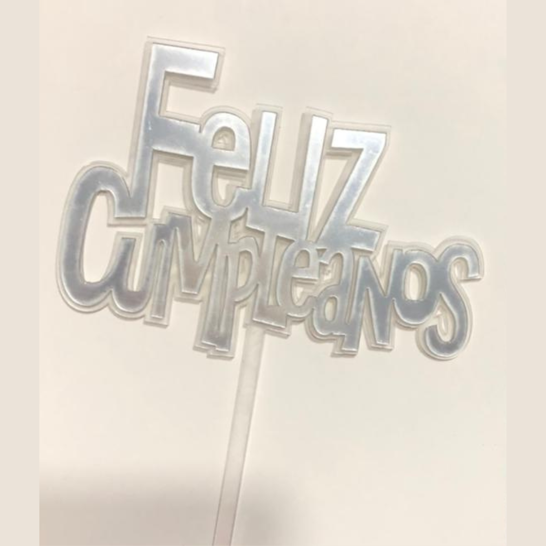 CAKE TOPPER FELIZ CUMPLEAÑOS GZ-3518