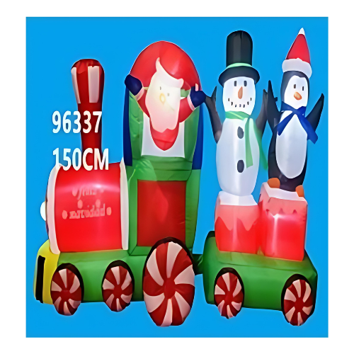 FIG DECO INFLABLE DE TREN 150CM JL96337