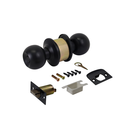 CERRADURA DE POMO CILINDRICA /NM/BANO FLCB-NM