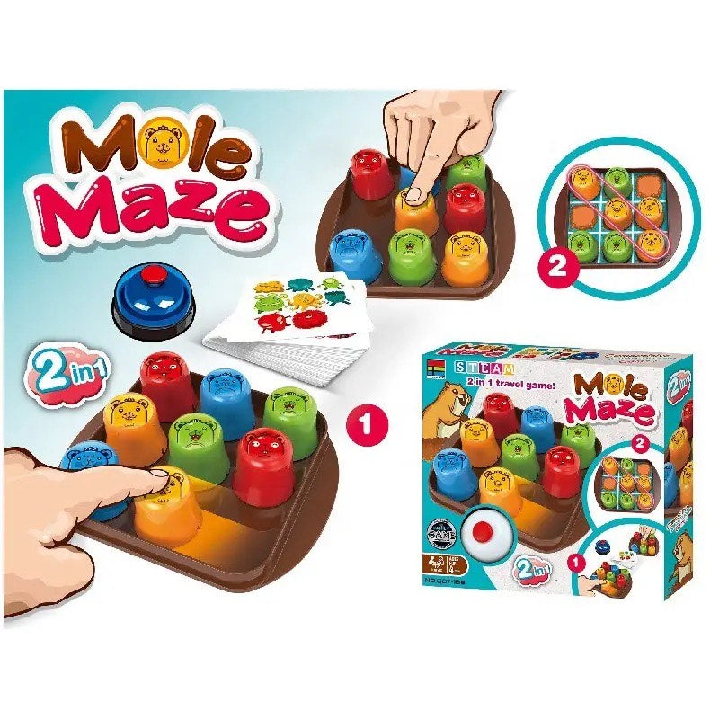 JUEGO LABERINTO DE TOPOS GM747-7H-1