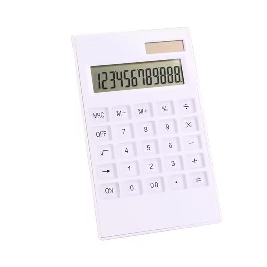 CALCULADORA SOLAR BLANCA B9107