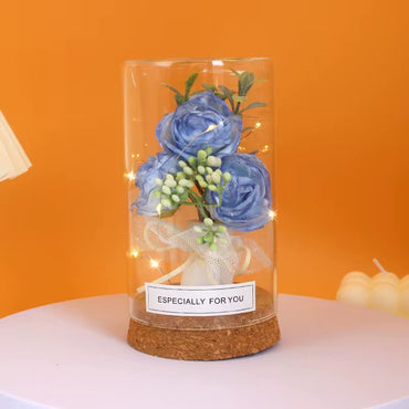 FLORES EN CAPSULA C/LUZ GM1225-1A-3