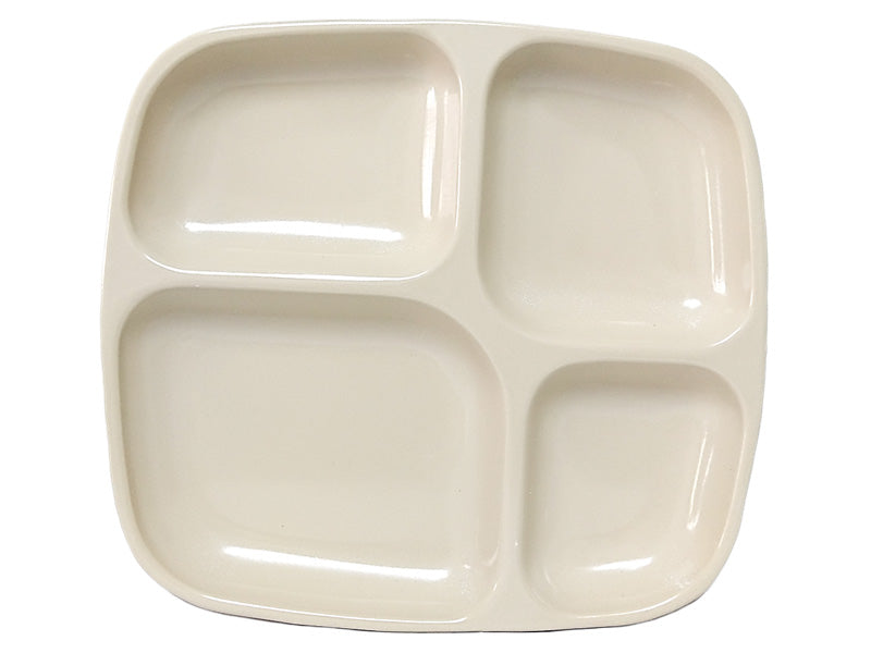 PLATO CUADRADO 4DIV MELAMINA BEIGE MARNIE