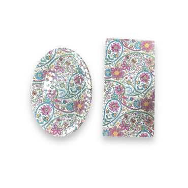 PLATO MELAMINA DISEÑO FLORES GZ-5778/82 B