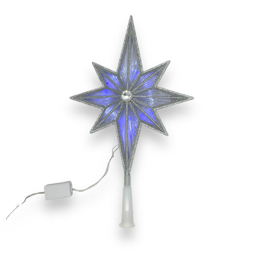 PUNTA ESTRELLA CON LUZ 22CM JL3300