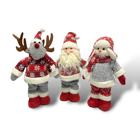 MUÑECO DE NAVIDAD 25CM GM931-1A-24