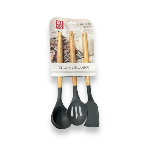 SET DE UTENSILIOS DE SILICONA 3 PZAS GZ-7861