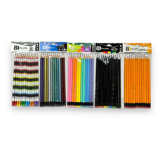 PAQUETE DE LAPICES BOCETTO V/MODELOS BCT-0002