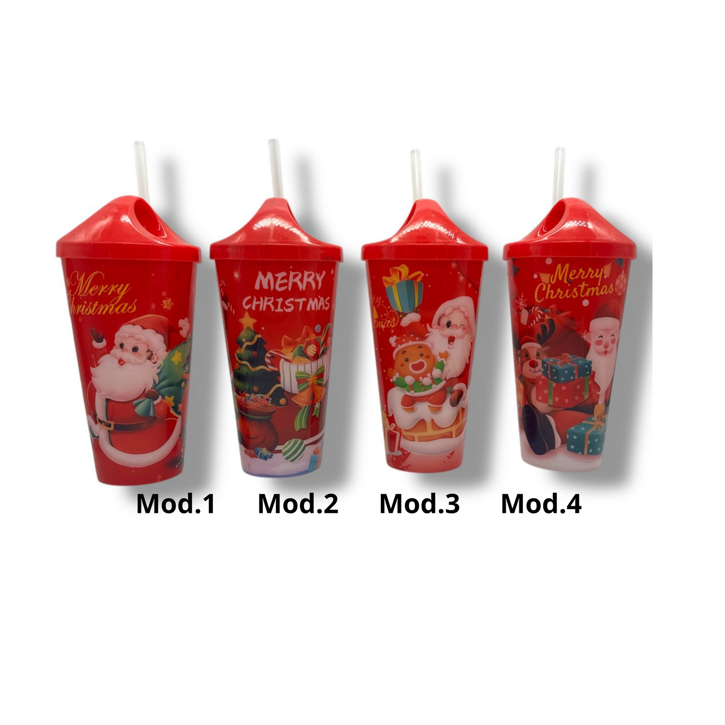 VASO NAVIDEÑO C/TAPA Y POPOTE GM36-10H-40