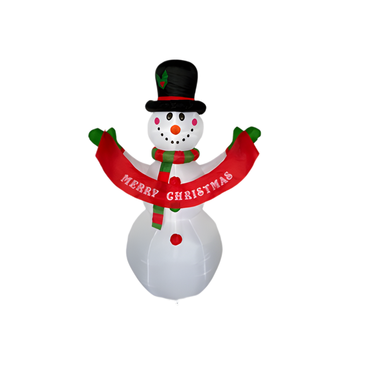 FIG DECO INFLABLE MUÑECO DE NIEVE MERRY CHRISTMAS 1.2MT GZ-10700