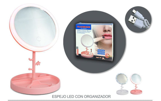 ESPEJO CON LUZ GM367-8F-3