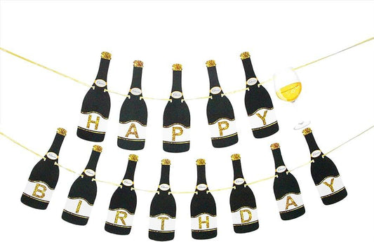 GUIA BOTELLA FELIZ CUMPLEAÑOS GM282-10C-2