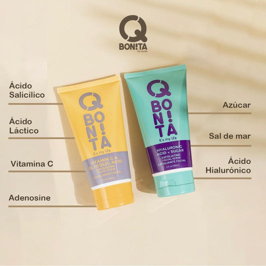 EXFOLIANTE FACIAL 150ML QBON!TA