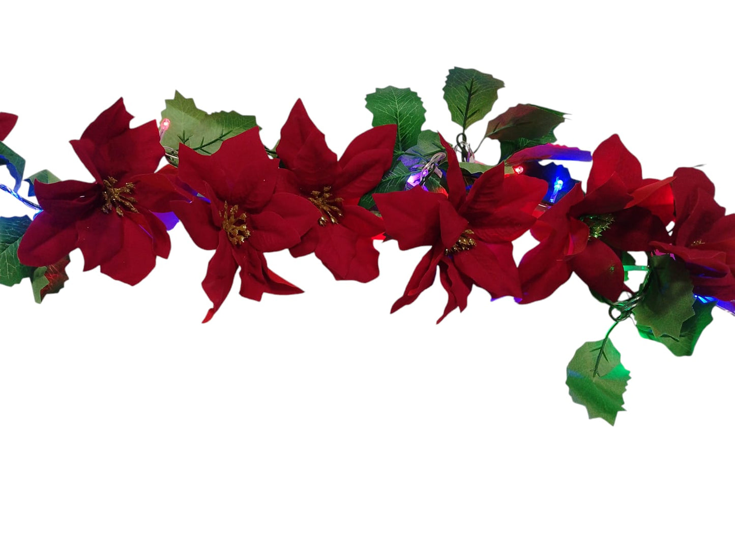 SERIE DE NOCHEBUENA CON LUZ LED´S