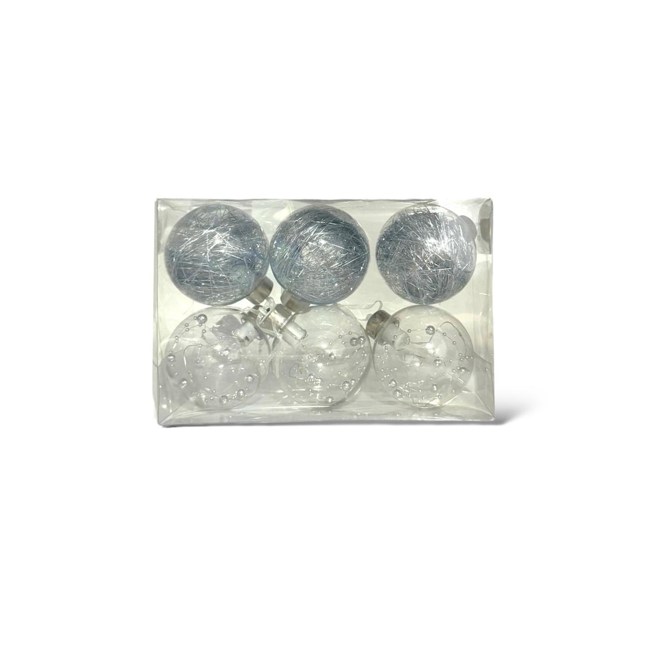 ESFERAS CON LUZ 6PZS GM607-8A-1/2