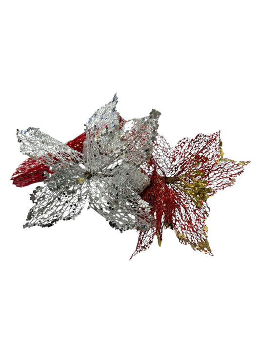 VARA 3 FLORES CON GLITTER GM925-10A-21