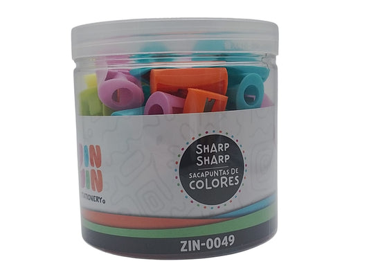 SACAPUNTAS DE COLORES ZIN-0049
